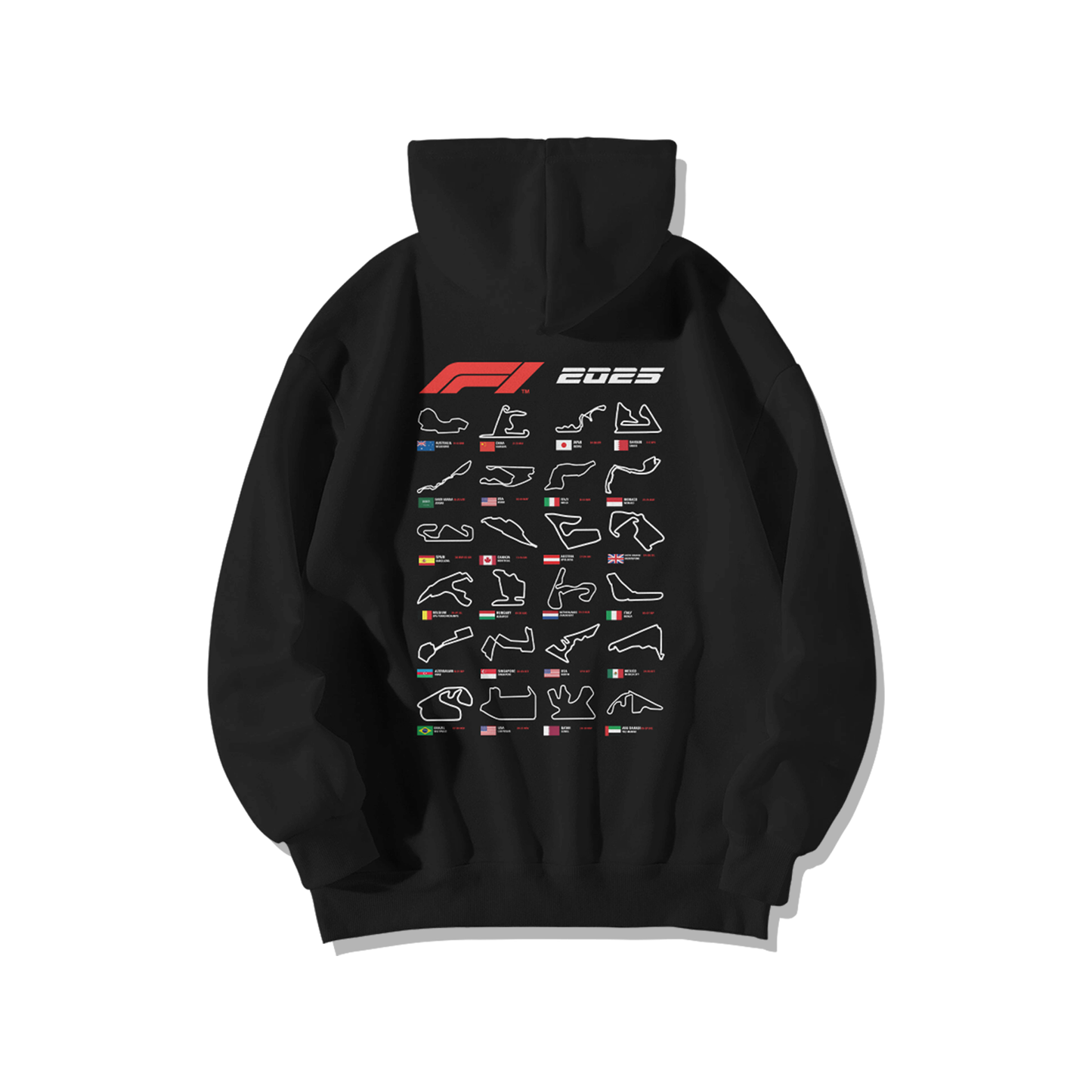 F1 Road Map Hoodie